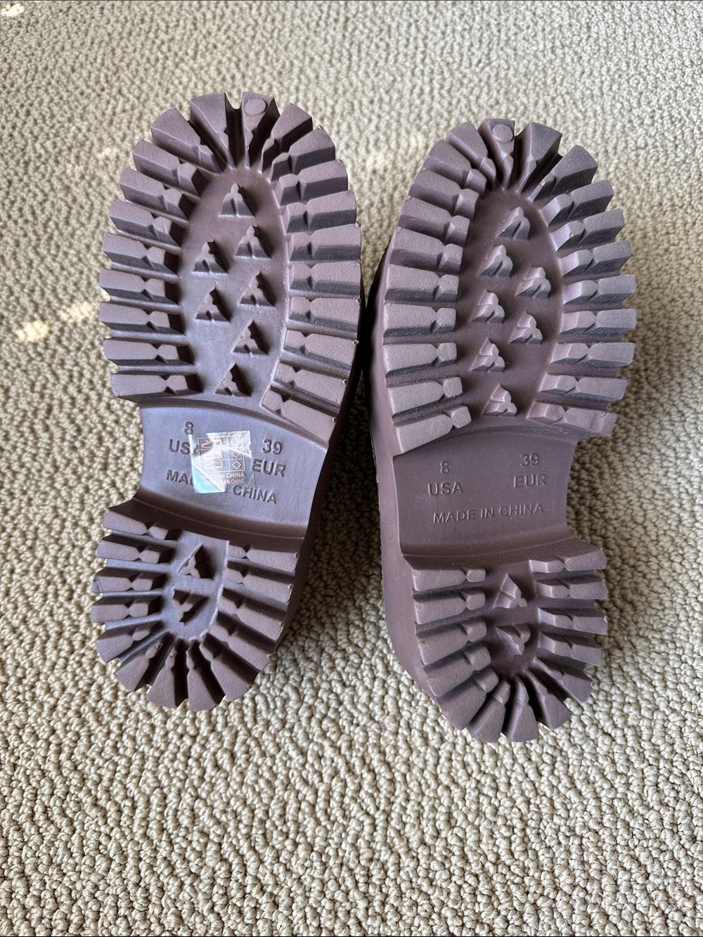 Jeffery Campbell Brown clogs size 8 - Picture 4 of 4